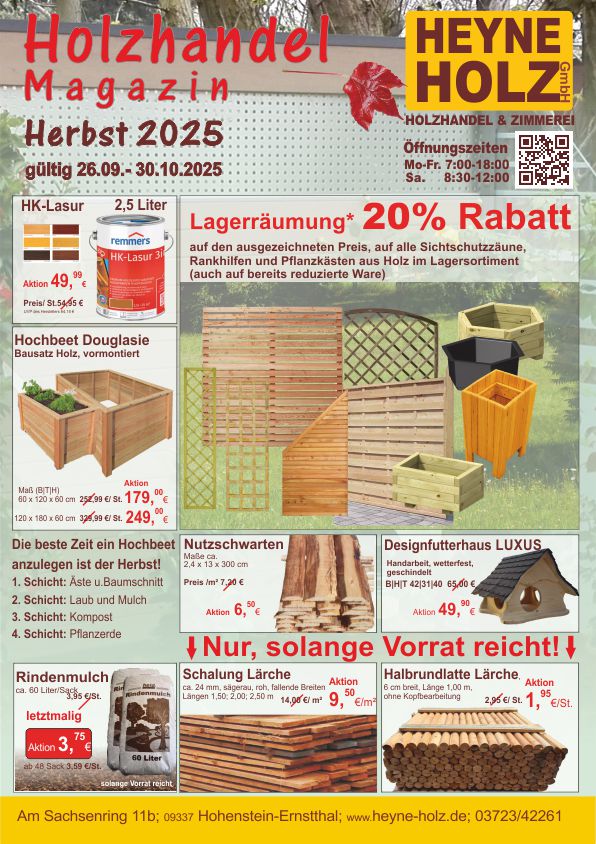 Prospekt/ Aktionsbeilage Herbst 2025