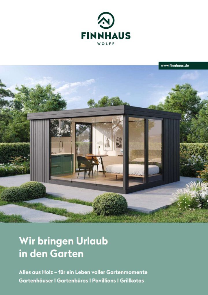 Gartenhäuser, Gartenoffice, Pavillons, Grillkotas aus Holz – Finnhaus Wolff